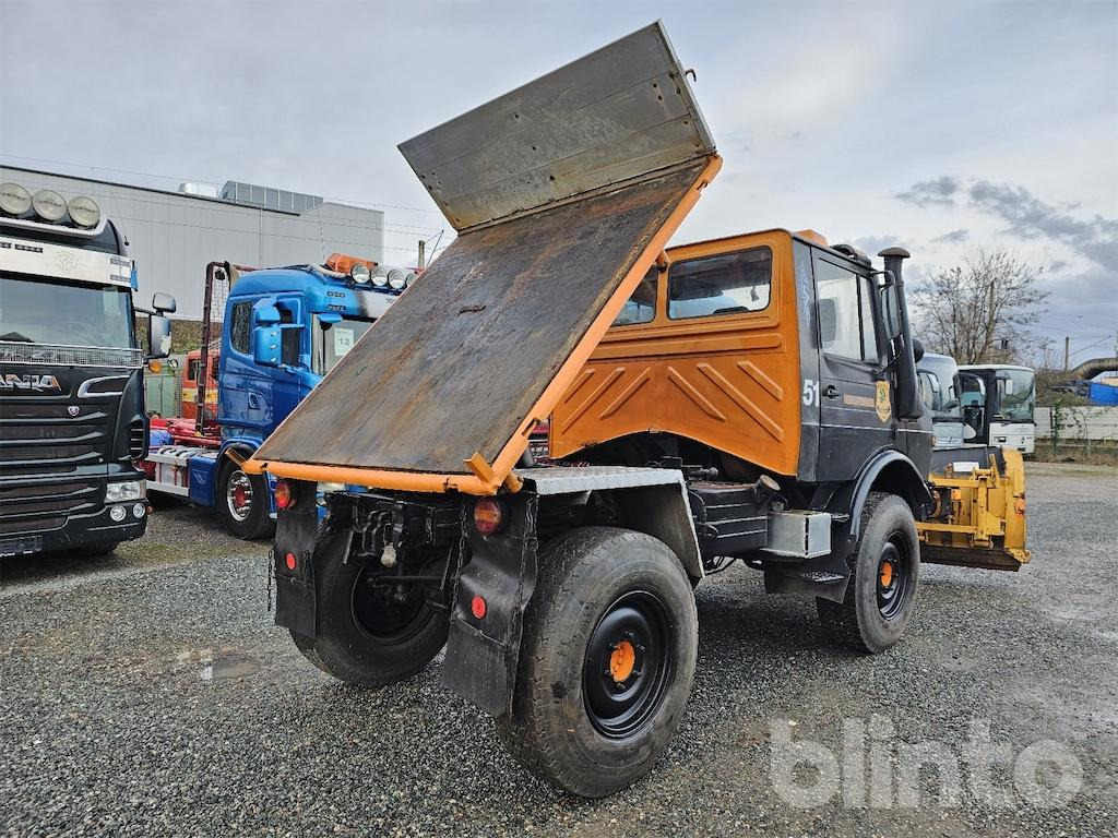 جرافة ثلج 1982 Daimler-Benz U1000 4x4 3 Seitenkipper, Schneepflug: صور 12