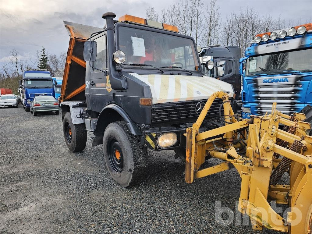 جرافة ثلج 1982 Daimler-Benz U1000 4x4 3 Seitenkipper, Schneepflug: صور 8