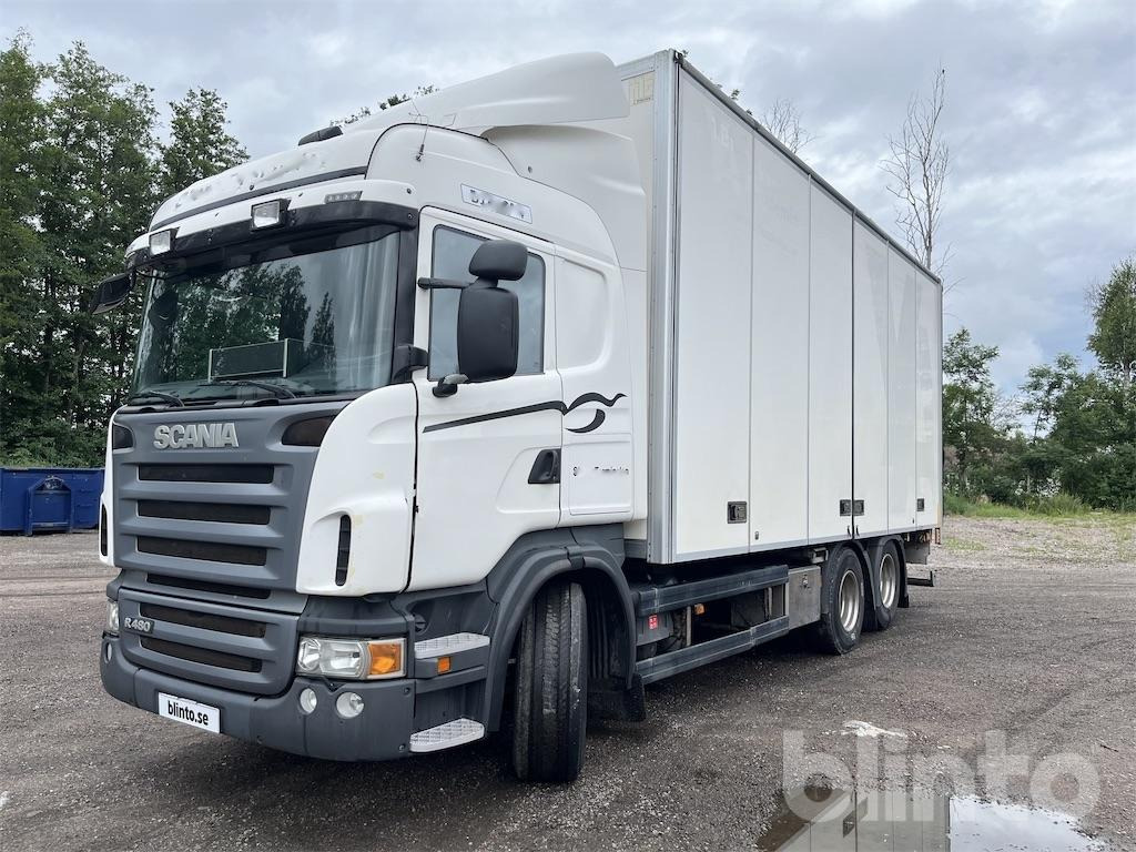 بصندوق مغلق شاحنة Scania R480 6X2: صور 11