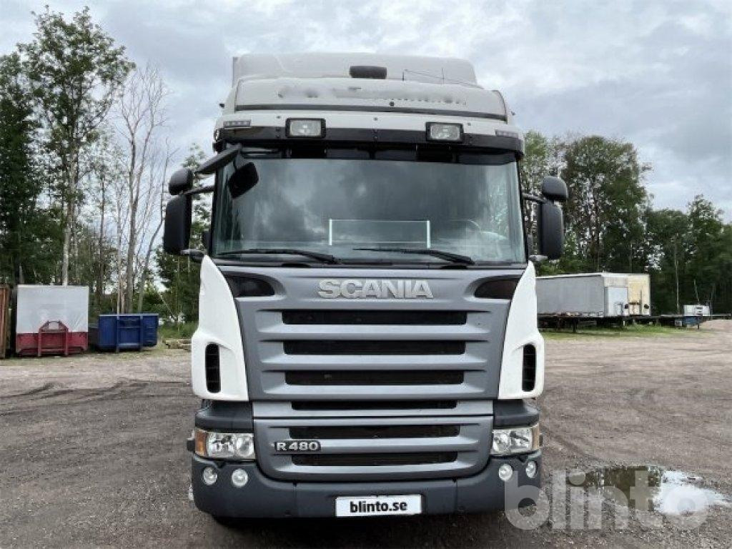 بصندوق مغلق شاحنة Scania R480 6X2: صور 9